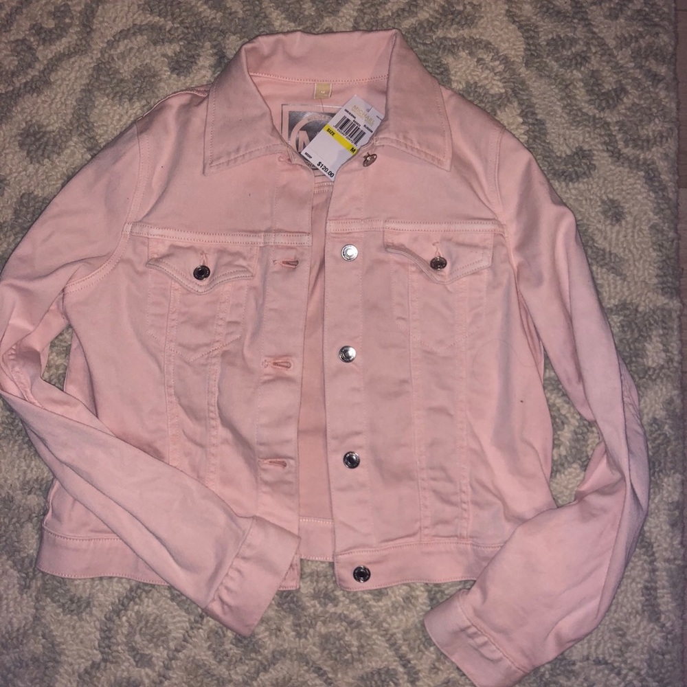 Pink jean jacket